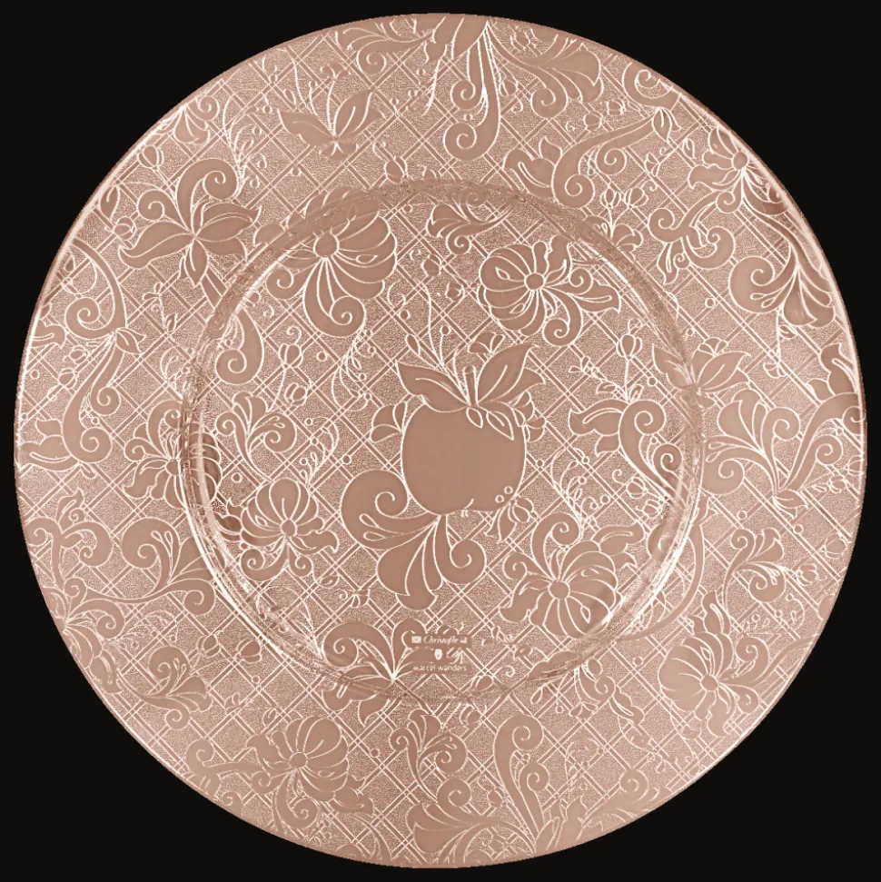 Asiette de Présentation - Dorure Totale