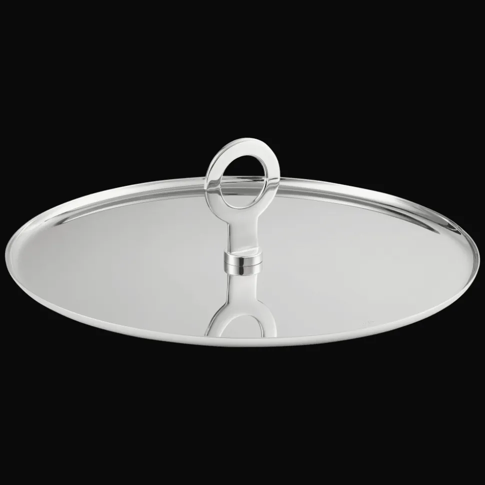 Assiette à cocktail en acier