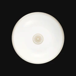 Assiette Creuse Calotte en porcelaine finition Or
