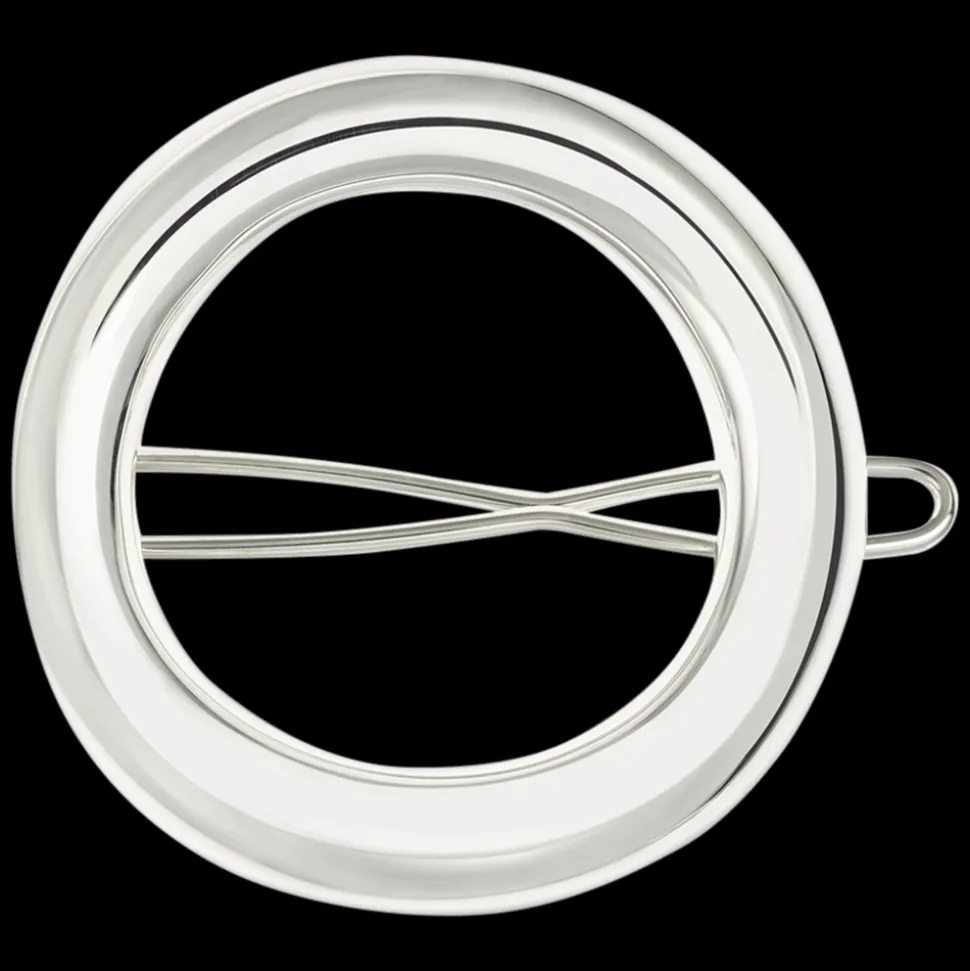 Barrette en argent massif