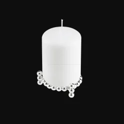 Bijou de Bougie en Métal argenté