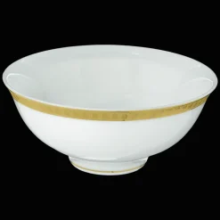 Bol à soupe en porcelaine finition Or