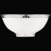 Bol à soupe en porcelaine finition platine
