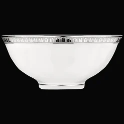Bol à soupe en porcelaine finition platine