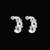 Boucles d'oreilles en argent massif