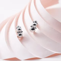 Boucles d'oreilles en argent massif