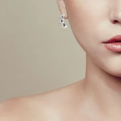 Boucles d'oreilles en argent massif