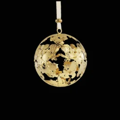 Boule de Noël millésimée Dorée en métal argenté - Edition 2024