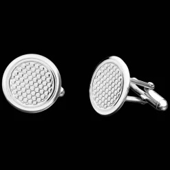 Boutons de manchette en argent massif