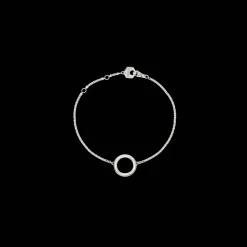 Bracelet gourmette en argent massif