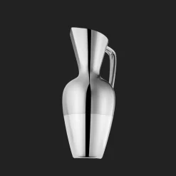 Broc à eau base argentée et acier