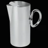 Broc à eau en métal argenté