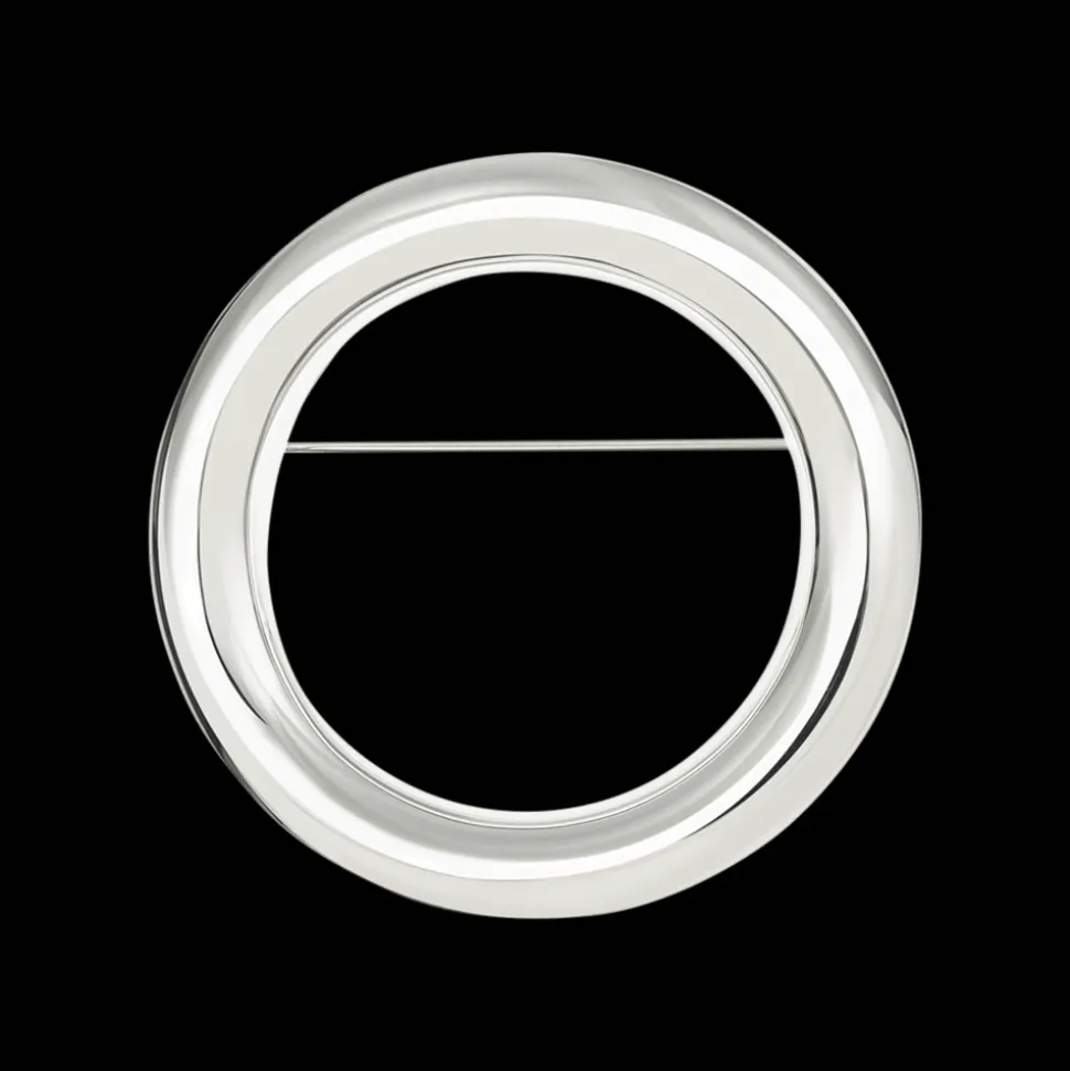 Broche en argent massif