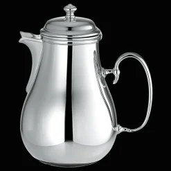 Cafetière 8 tasses en métal argenté