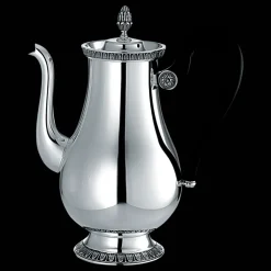 Cafetière 8 tasses en métal argenté