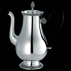 Cafetière 8 tasses en métal argenté