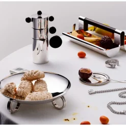 Cafetière Gigogne en métal argenté