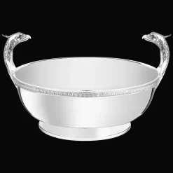 Centre de table métal argenté