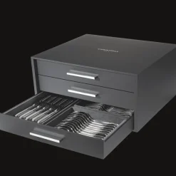 Coffre de rangement 108 ou 120 pièces - 10 modules (vendu sans couverts)