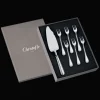Coffret 6 fourchettes à gâteaux et 1 pelle coupante en métal argenté