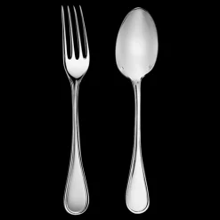 Coffret de 2 couverts en métal argenté
