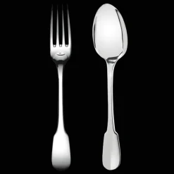Coffret de 2 couverts en métal argenté