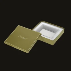 Coffret Vide-poche en porcelaine finition Platine