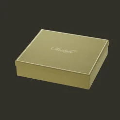 Coffret Vide-poche en porcelaine finition Platine