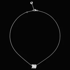 Collier avec pendentif en argent massif