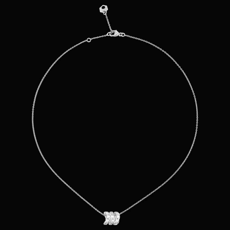 Collier avec pendentif en argent massif