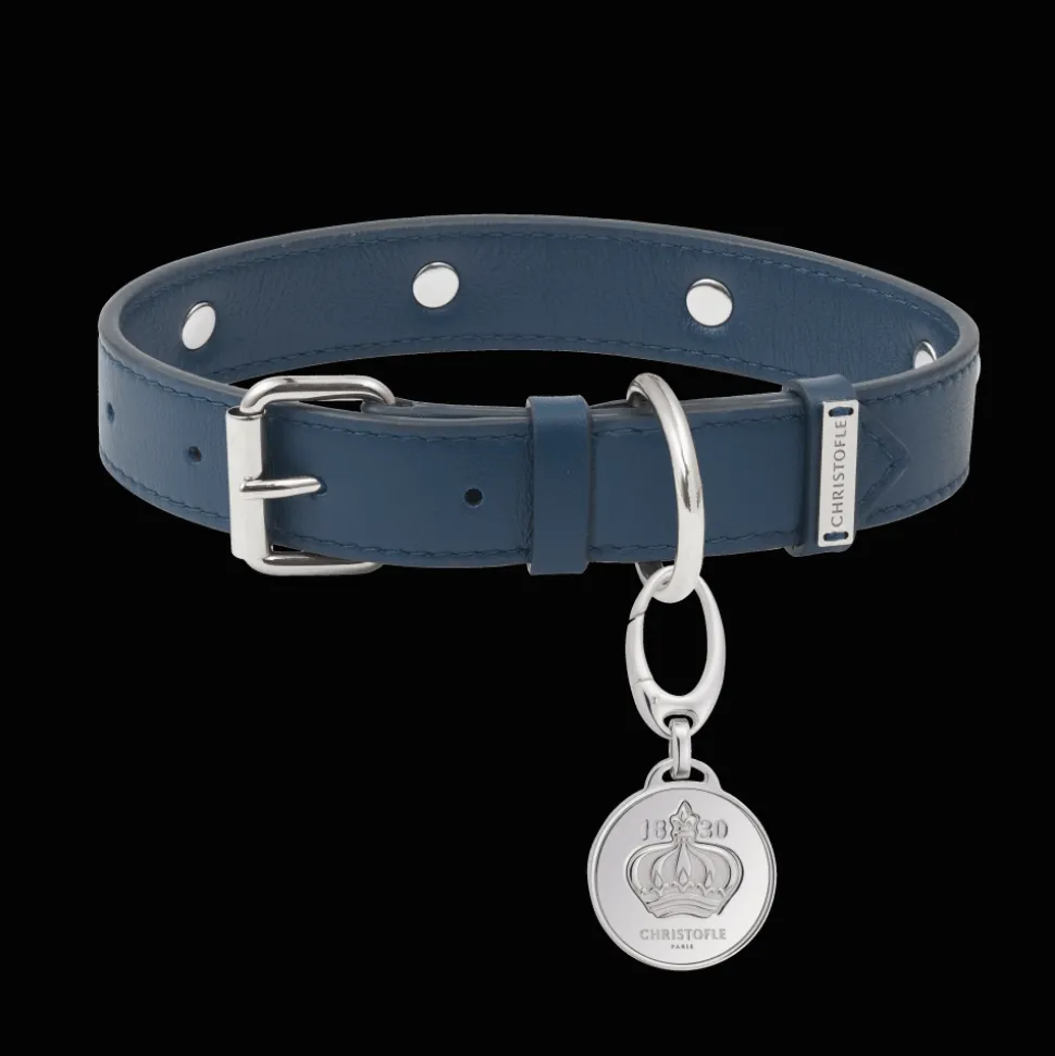 Collier en cuir de veau pour chien - taille 2