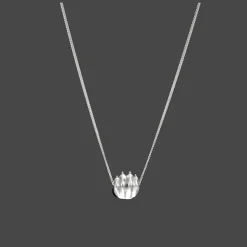 Collier Pendentif en Argent Massif Rhodié