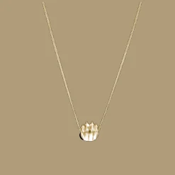 Collier Pendentif en Vermeil Or 24 Carats Patte de Lion