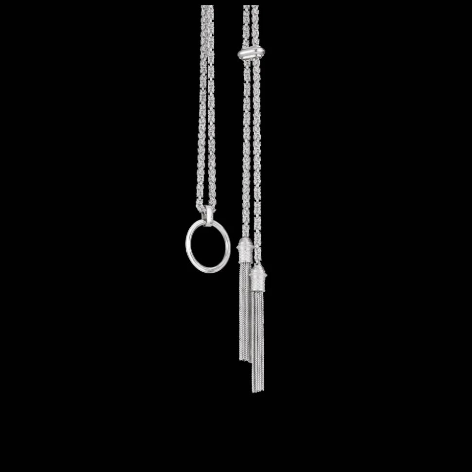 Collier Sautoir à Lunettes en argent massif