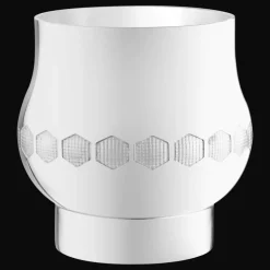 Coquetier en métal argenté