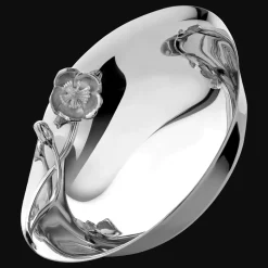 Coupe en métal argenté