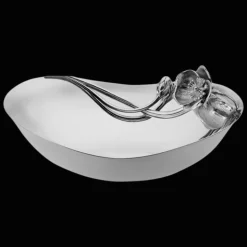 Coupe en métal argenté