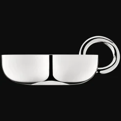 Coupelle en métal argenté 12 cm