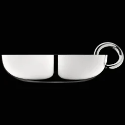 Coupelle en métal argenté 17 cm