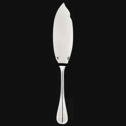 Couteau à servir le poisson en métal argenté