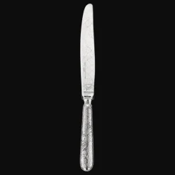 Couteau de table en argent massif