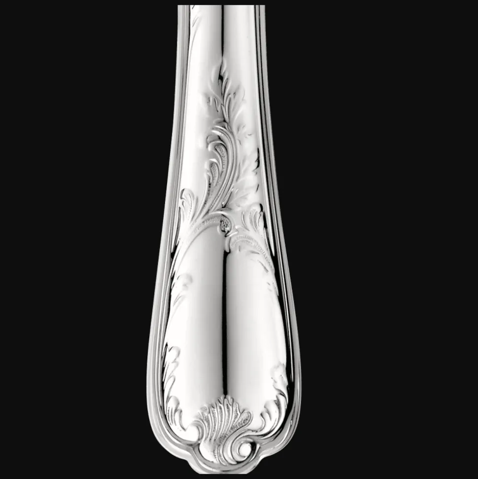 Couteau de table en métal argenté