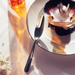 Couteau-pelle à poisson en métal argenté