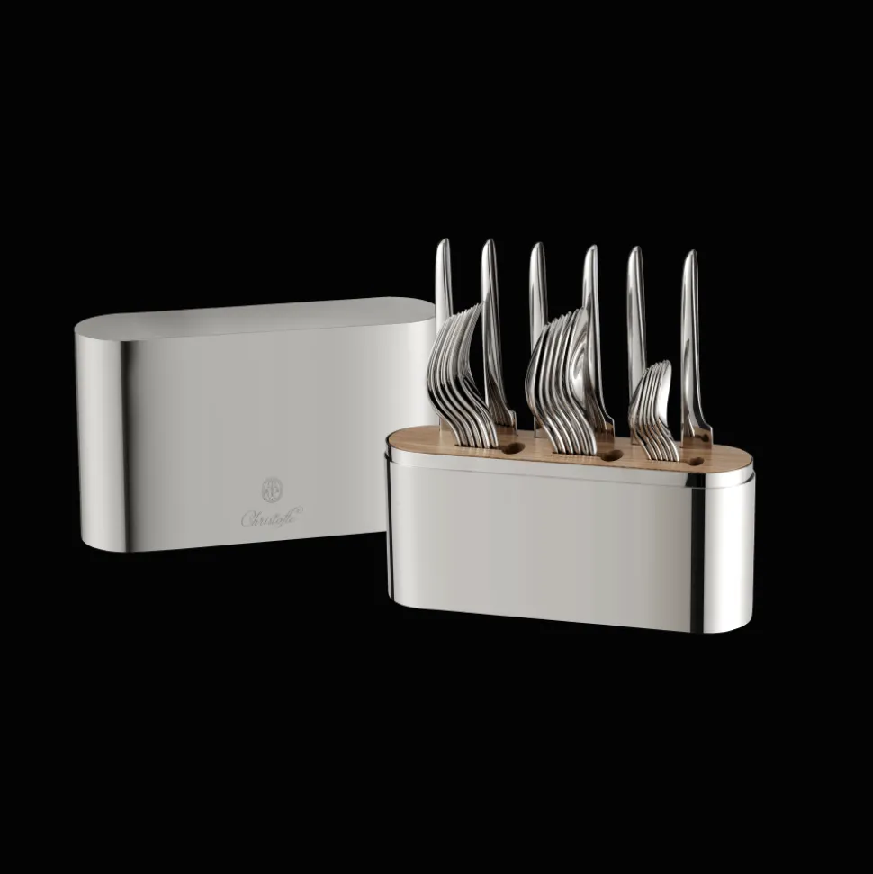 Écrin en acier - 24 pièces en acier (vendu sans couverts)