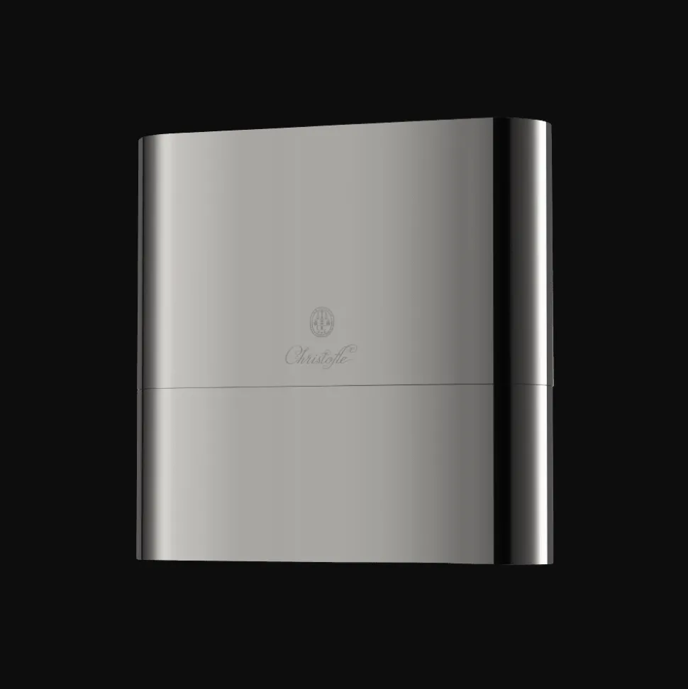 Écrin en Acier Noir - 24 pièces en acier (vendu sans couverts)