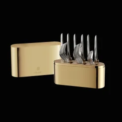 Écrin en Acier Or - 24 pièces en acier (vendu sans couverts)