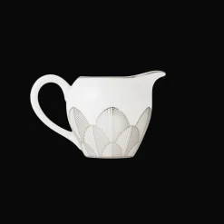 Crémier 25cl en porcelaine finition Platine