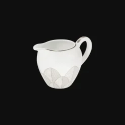 Crémier 25cl en porcelaine finition Platine