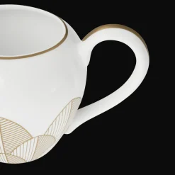 Crémier 25cl en porcelaine finition Or