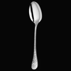 Cuillière à servir en argent massif